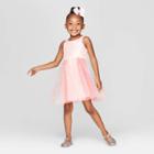 Toddler Girls' Ponte Top A-line Dress - Cat & Jack Pink