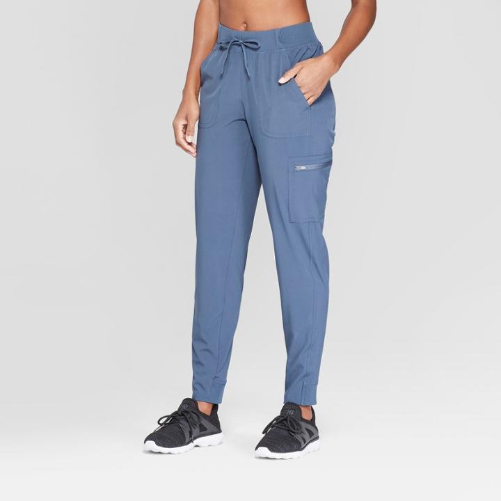 Women's Woven Mid-rise Pants - C9 Champion Blue Grey