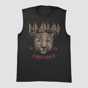 Men's Def Leppard Tank Top - Black