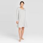 Long Sleeve Nursing Henley Maternity Dress - Isabel Maternity By Ingrid & Isabel Gray