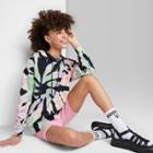 Women's Ascot + Hart Hooded Graphic Sweatshirt - Black Tie-dye
