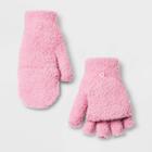 Kids' Flip-top Gloves - Cat & Jack Pink