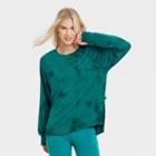 Women's Soft Lightweight Sweatshirt - Joylab Teal Green