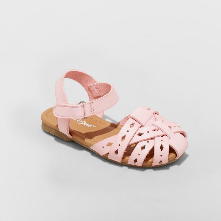 Toddler Girls' Elysia Huarache Sandals - Cat & Jack Pink