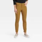 Women's High-rise Skinny Ankle Pants - A New Day Olive