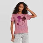 Women's Disney Mickey Plus Size Legend Short Sleeve Graphic T-shirt - Purple
