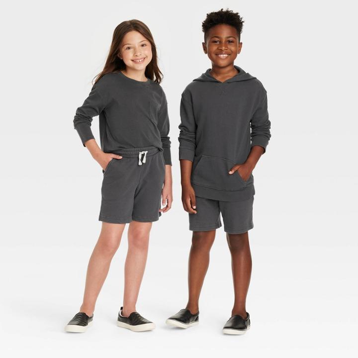 Kids' Midi Shorts - Cat & Jack Gray