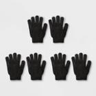 Women's 3pk Magic Gloves - Wild Fable Zenith Teal Opaque One Size, Zenith Blue Opaque