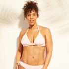 Women's Double Tunnel Triangle Bikini Top - Kona Sol Peach