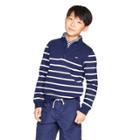 Boys' Striped 1/4 Zip Pullover Sweatshirt - Navy/white M - Vineyard Vines For Target, Blue