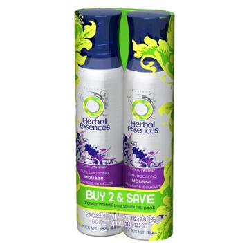Herbal Essences Totally Twisted Mousse Dual Pack