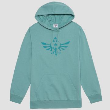 Men's The Legend Of Zelda Long Sleeve Graphic Sweatshirt - Teal Mist S, Men's, Size: