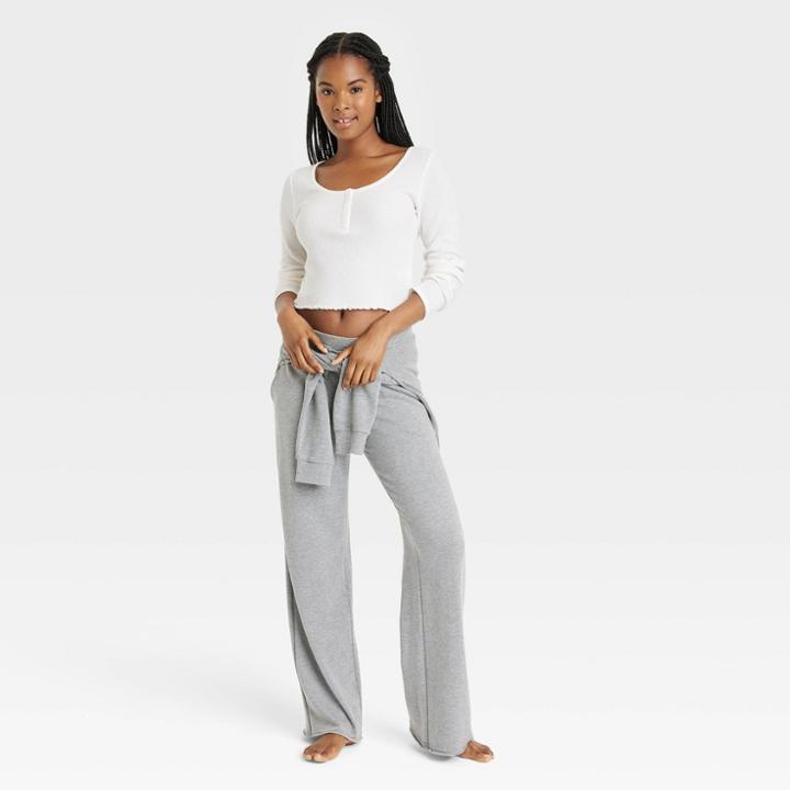 Women's Henley Sleep Top - Colsie White