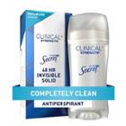 Secret Clinical Strength Invisible Solid Antiperspirant And Deodorant For Women -completely Clean
