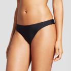 Women's Super Cheeky Bikini Bottom - Xhilaration Black