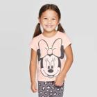Petitegirls' Disney Minnie Mouse Short Sleeve T-shirt - Pink S, Girl's,