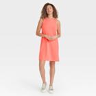 Women's Knit Tank Dress - A New Day Dark Peach