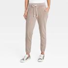 Women's Mid-rise Fleece Jogger Pants - Universal Thread Brown