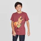 Petiteboys' Dinosaur Short Sleeve Graphic T-shirt - Cat & Jack Red L, Boy's,