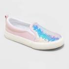 Girls' Aliki Flip Sequin Slip-on Apparel Sneakers - Cat & Jack Pink