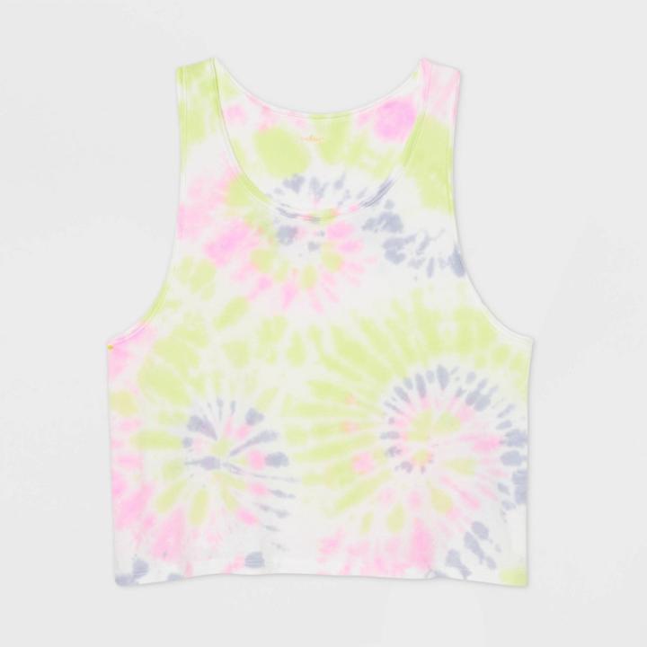 Women's Tie-dye Lounge Tank Top - Colsie Color May Vary M, Women's, Size: