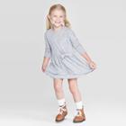 Toddler Girls' Dress - Cat & Jack Gray 12m, Toddler Girl's, Size: