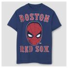 Marvel Boys' Spider-man Major League Baseball T-shirt - Navy