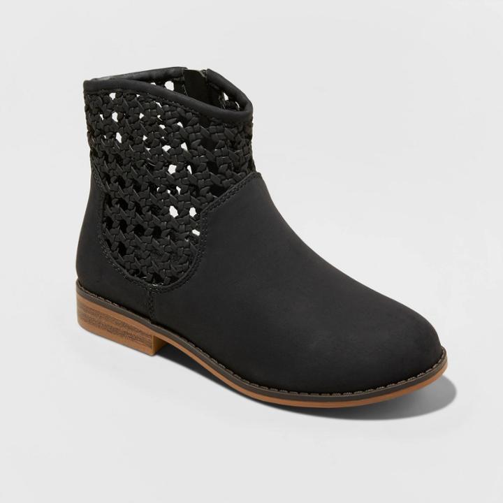Girls' Magaly Fashion Boots - Cat & Jack Black
