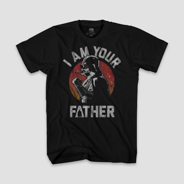 Men's Star Wars Darth Vader Short Sleeve Graphic T-shirt - Black