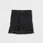 Toddler Girls' Jean Skirt - Art Class Black
