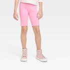 Girls' Bike Shorts - Cat & Jack Bright Pink