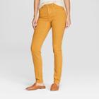 Women's High-rise Skinny Jeans - Universal Thread Yellow