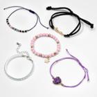 Girls' 5pk Love, Heart & Charm Bracelet Set - Cat & Jack One Size,