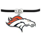 Women's Journee Collection National Football League Team Cord Necklace In Silvertone - Orange