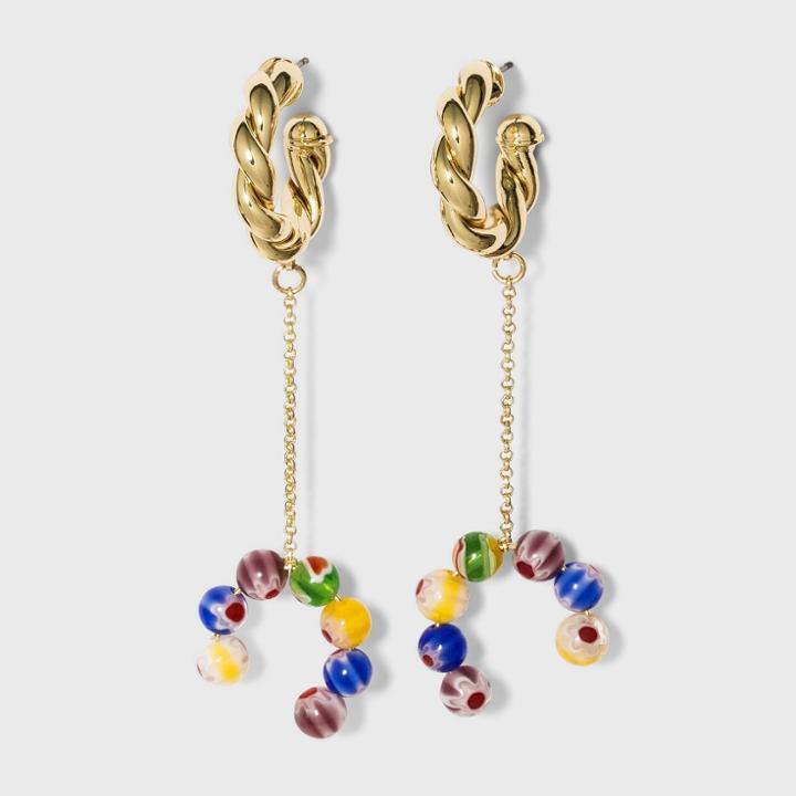 Sugarfix By Baublebar Mixed Media Chain Ear Cuffs, Gold