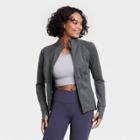 Women's Zip-front Jacket - All In Motion Heathered Black