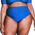 Women's High Waist Bikini Bottom - Tabitha Brown For Target Blue