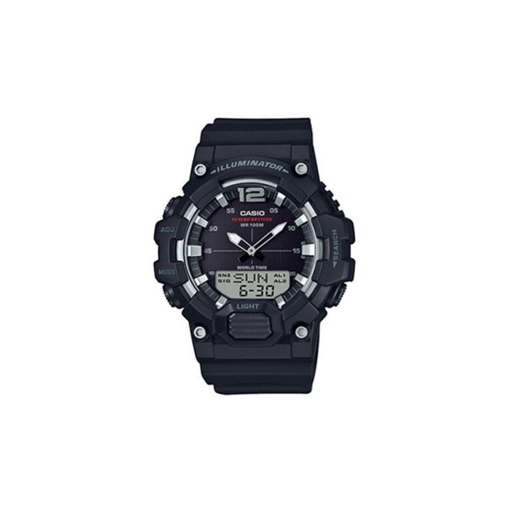 Men's Casio 2h Combi Analog Digital Resin Watch - Black