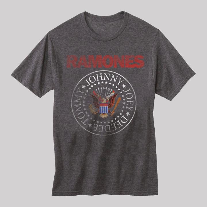 Men's Ramones Short Sleeve Graphic T-shirt - Charcoal Heather