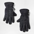 Kids' Spacedye Fleece Gloves - All In Motion Black