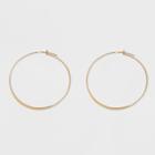 Large Thin Hoop Earrings - A New Day Gold