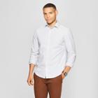 Men's Striped Casual Fit Long Sleeve Casual Button-down Shirt - Goodfellow & Co White