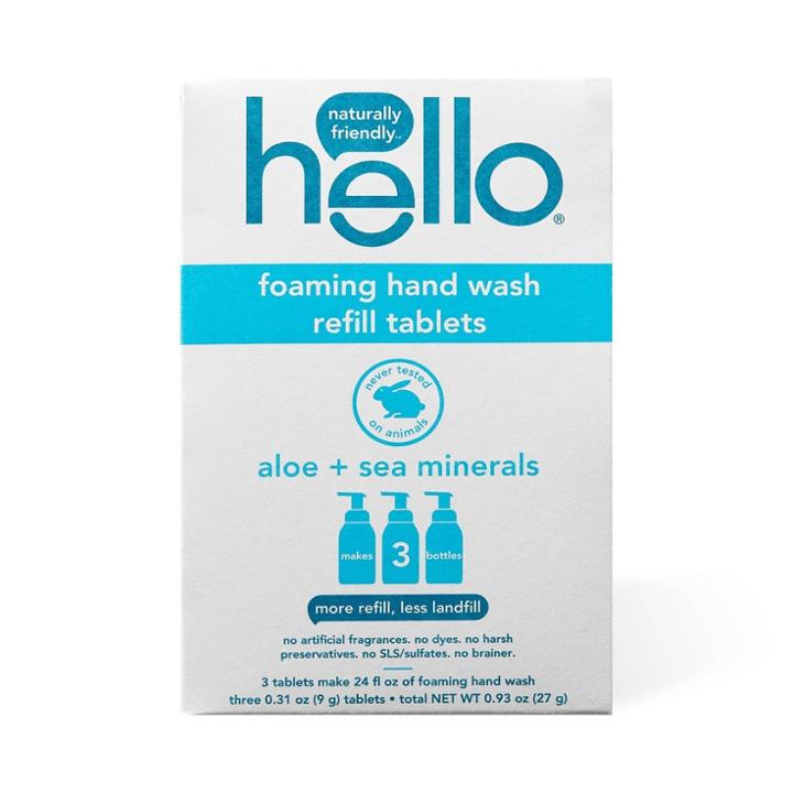 Hello Foaming Aloe Refill Hand Wash Tablets