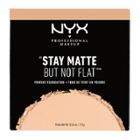 Nyx Professional Makeup Stay Matte But Not Flat Pressed Powder Foundation - Beige
