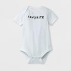 Baby Short Sleeve Favorite Bodysuits - Cat & Jack White Newborn