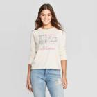 Women's Star Wars Characters Poster Long Sleeve T-shirt (juniors') - Cream L, Women's, Size: