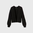 Women's Open Sweater Cardigan - Wild Fable Black