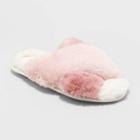 Women's Paris Crossband Fur Slippers - Stars Above Blush