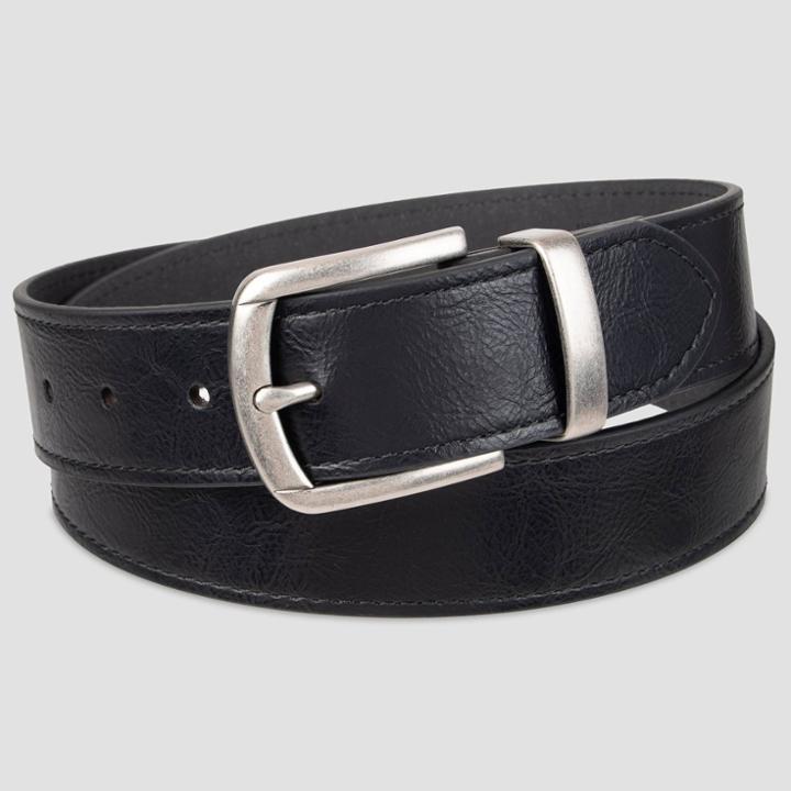Men's 38mm Metal Loop Belt - Goodfellow & Co Black