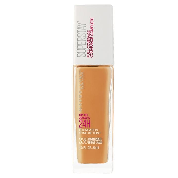 Maybelline Superstay Full Coverage Foundation 336 Warm Bronze - 1 Fl Oz,